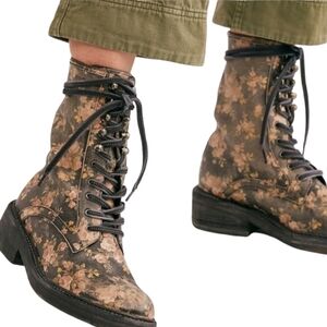 Free People Floral Boots Size 6.5